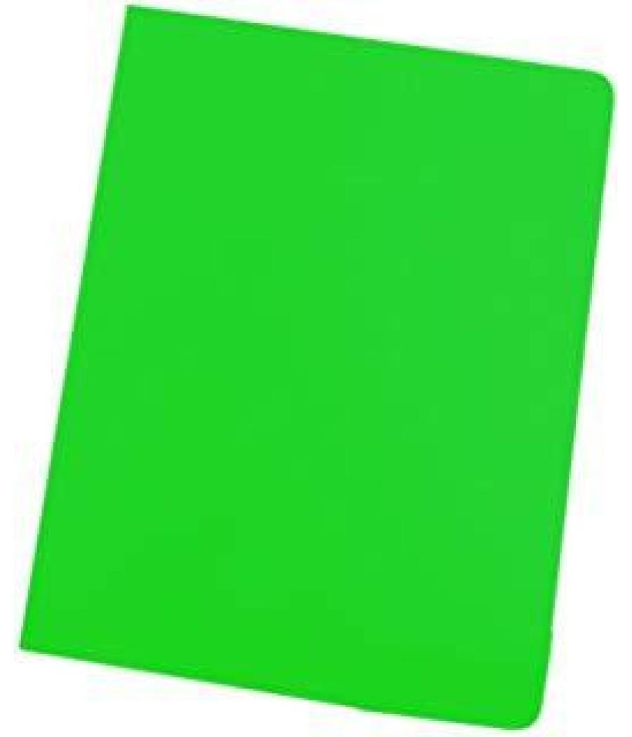 Gio subcarpeta simple cartulina verde intenso a4 250gr -50u-