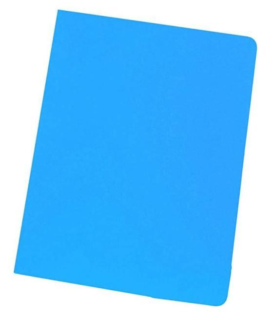 Gio subcarpeta simple cartulina azul intenso folio 250gr -50u-