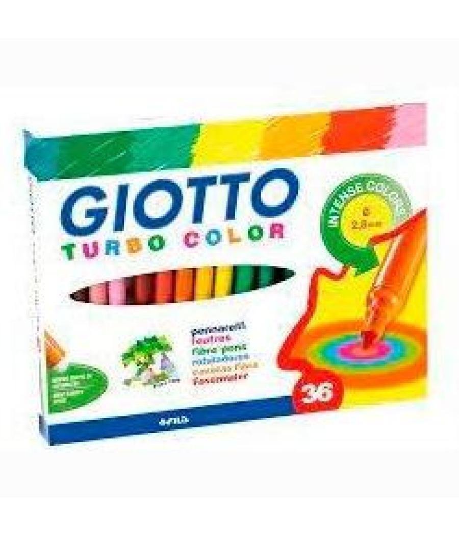 Giotto rotuladores de colores turbo color estuche de 36