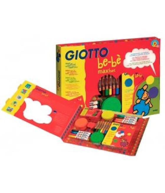 Giotto bebe maxi set maxi con rotuladores + lápices + pasta modelar + cuaderno