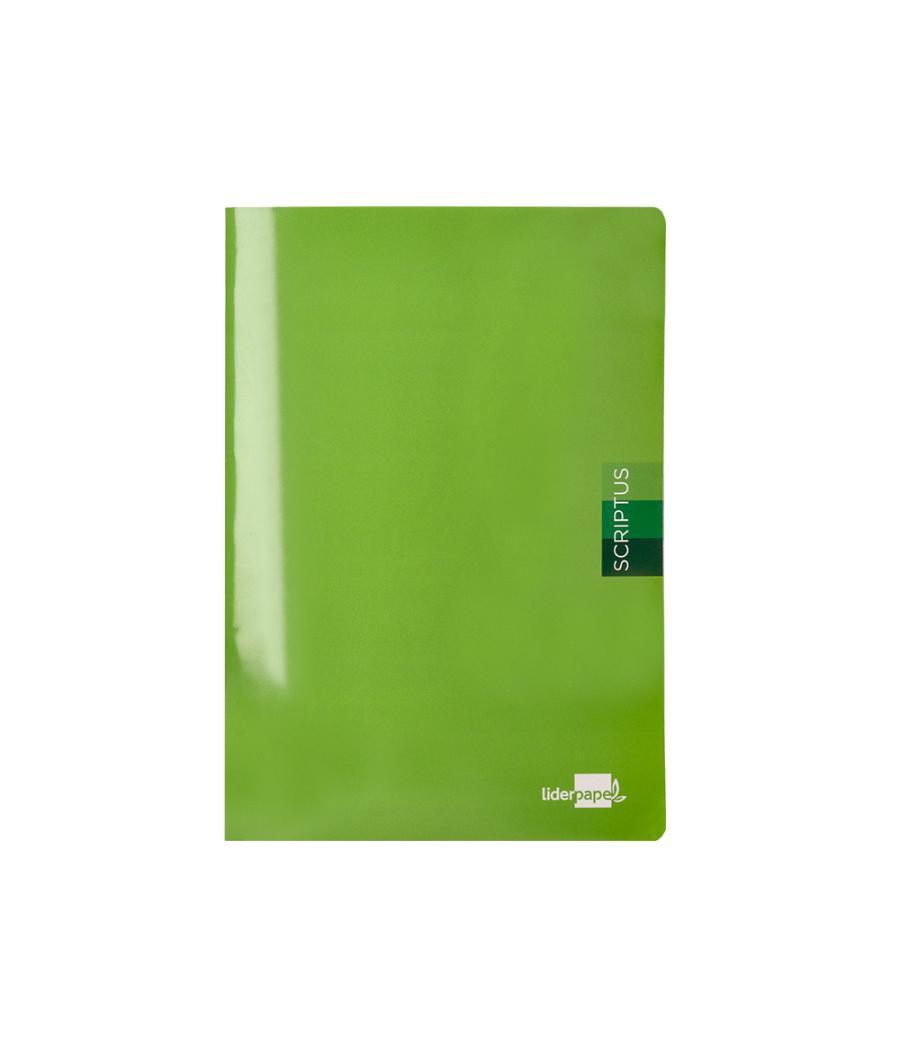 Libreta liderpapel scriptus a4 48 hojas 90g/m2 cuadro 3mm con margen