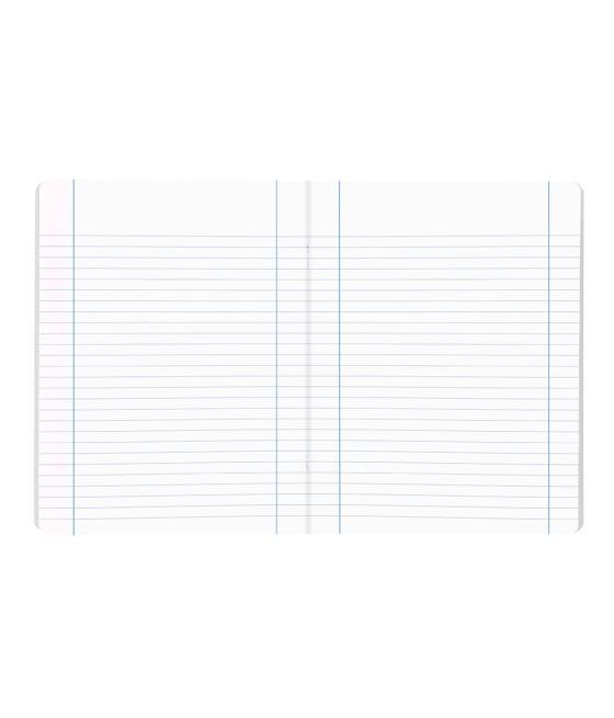 Libreta liderpapel smart a5 80 hojas 60g/m2 horizontal con doble margen colores surtidos tapa blanda