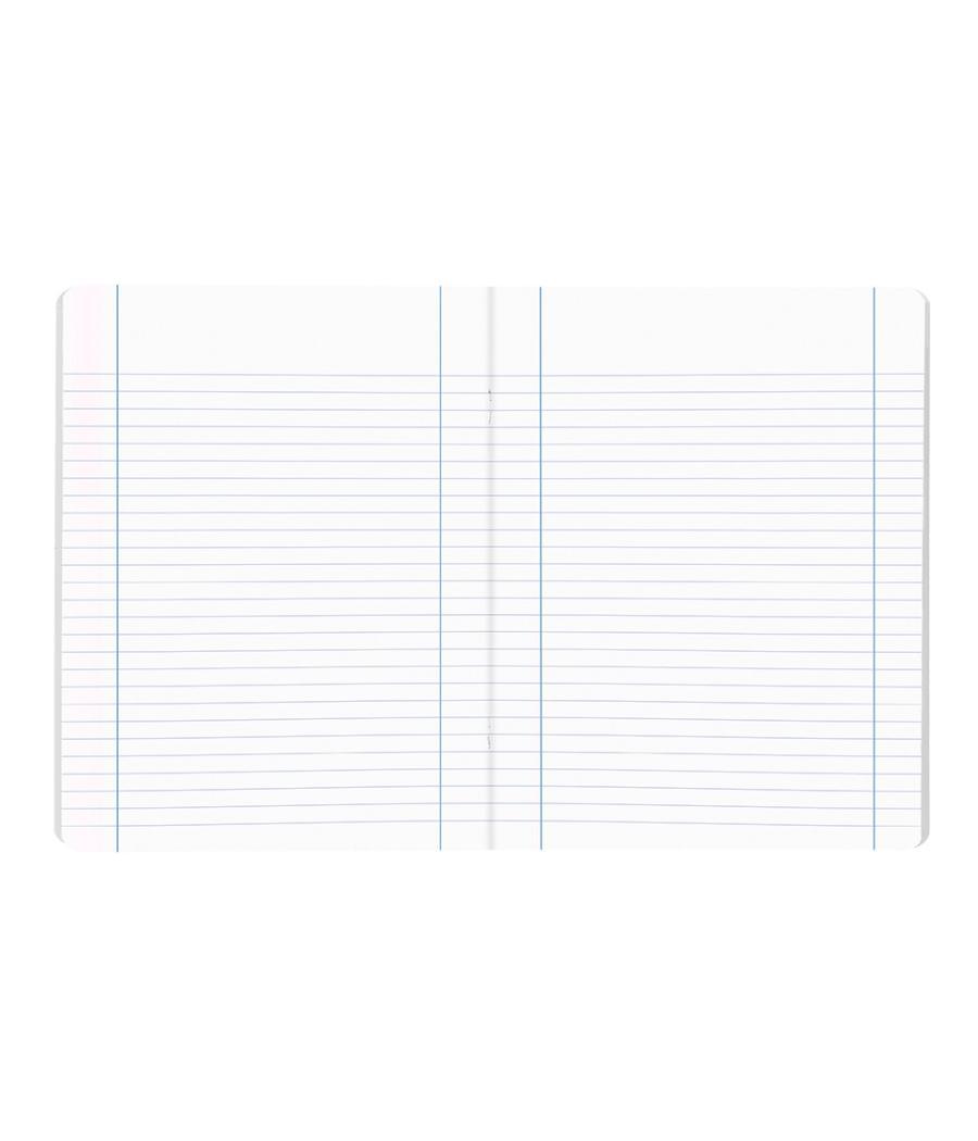 Libreta liderpapel smart a5 80 hojas 60g/m2 horizontal con doble margen colores surtidos tapa blanda