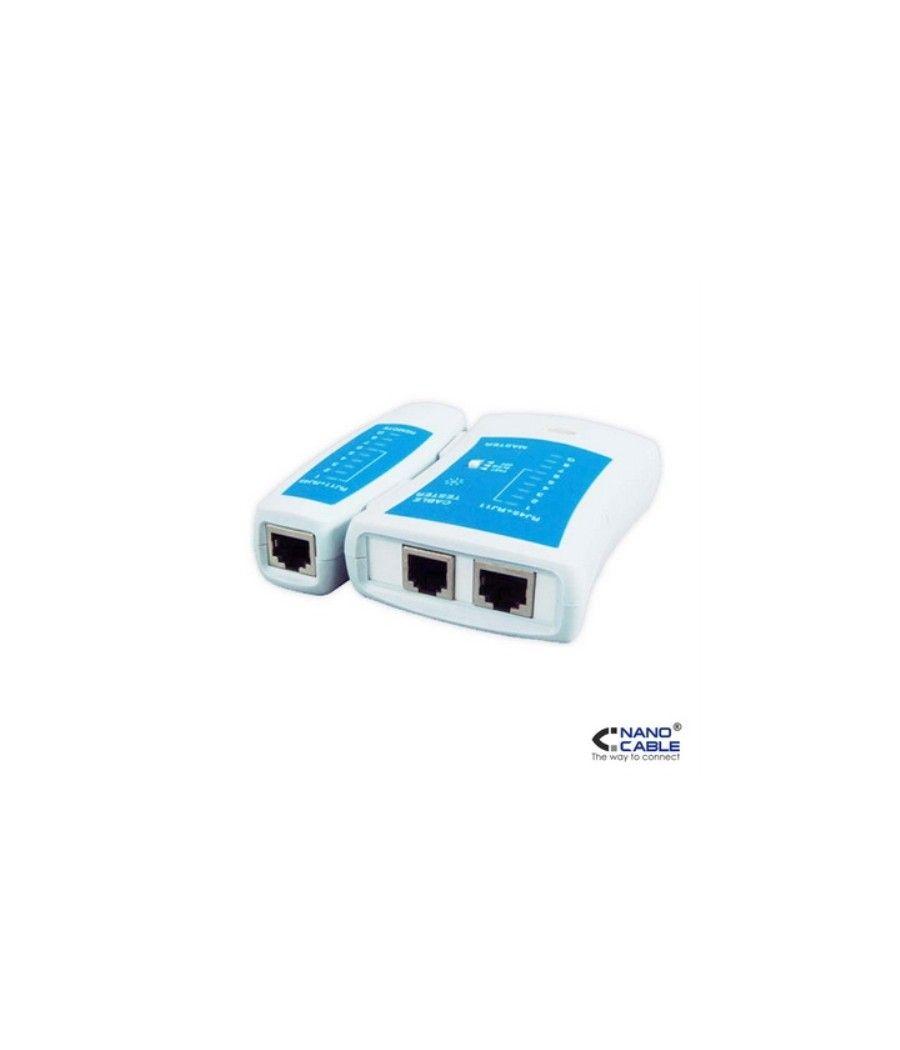 Nanocable 10.31.0301 comprobador de cables de red Gris - Imagen 1