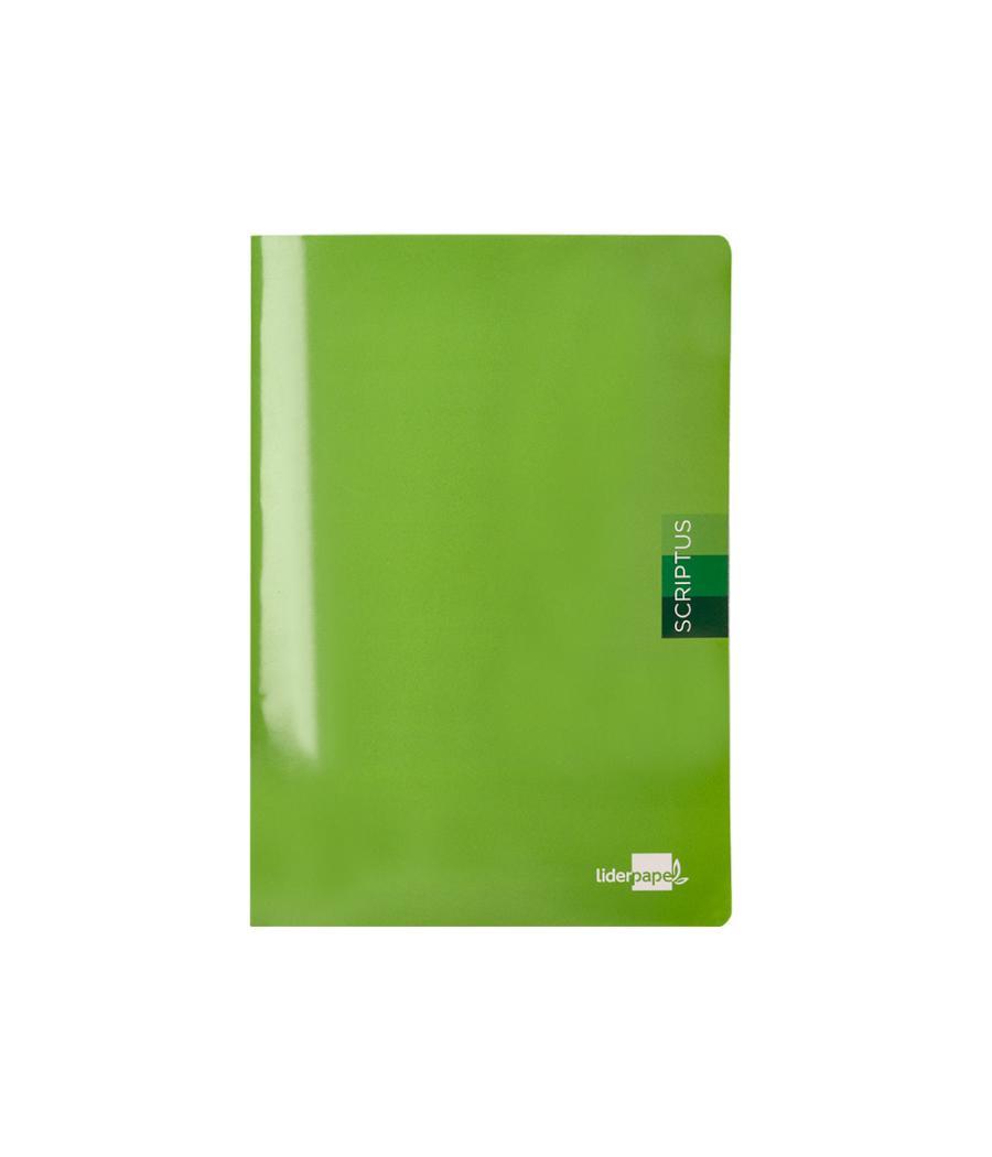 Libreta liderpapel scriptus a4 48 hojas 90g/m2 pauta 5ª 2.5mm con margen