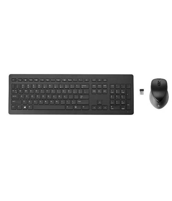 Hp teclado y ratón 950mk inalambrico recargable negro
