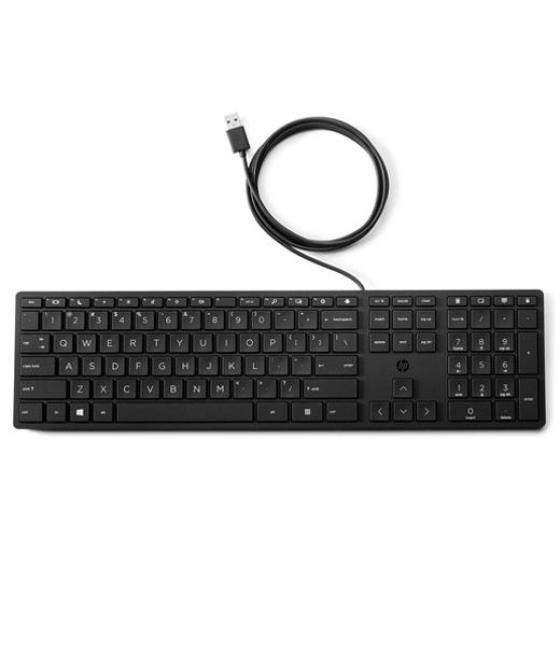 Hp teclado con cable 320k negro