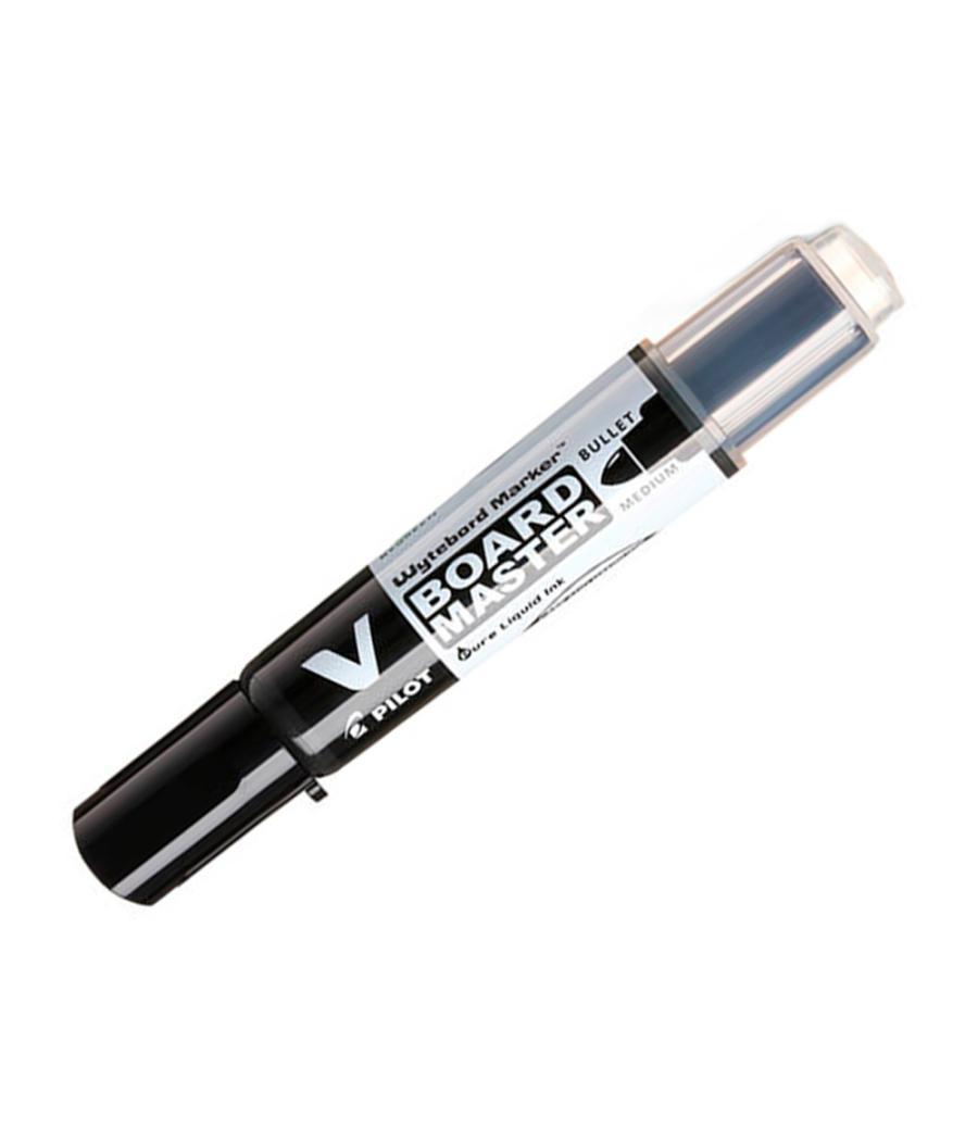 Rotulador pilot v board master para pizarra blanca negro tinta líquida trazo 2,3mm