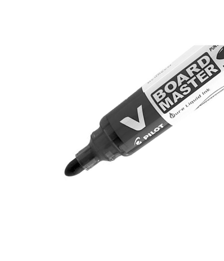 Rotulador pilot v board master para pizarra blanca negro tinta líquida trazo 2,3mm