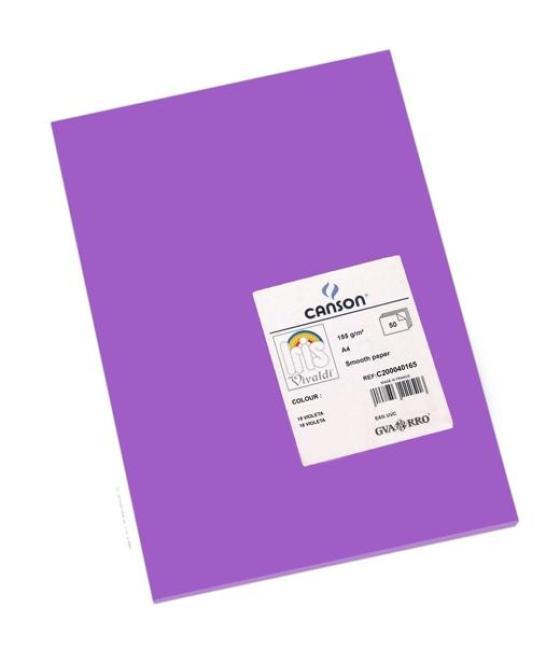 Iris cartulina 210x297mm 185gr violeta -50u-