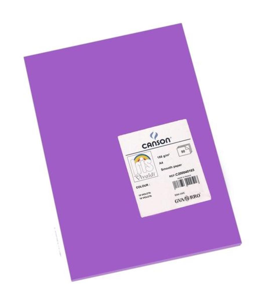 Iris cartulina 210x297mm 185gr violeta -50u-