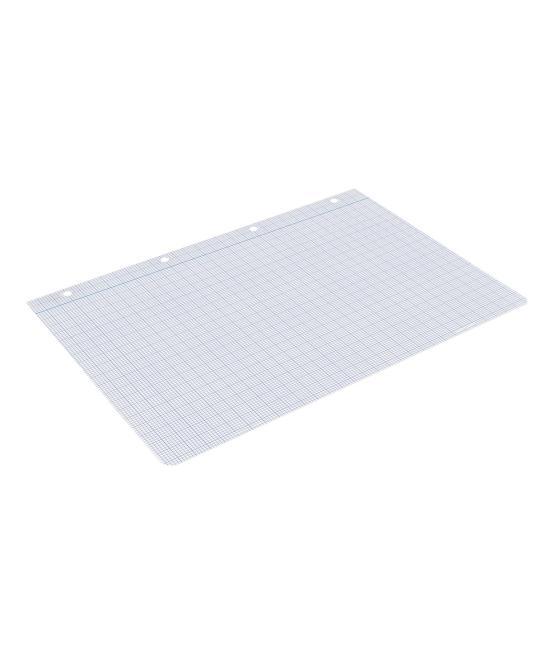 Recambio liderpapel a4 100 hojas 100g/m2 cuadro 2mm con margen 4 taladros