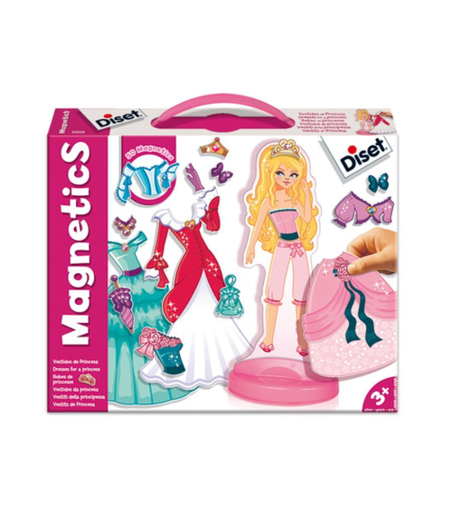 Juego diset magnetico vestidos de princesas