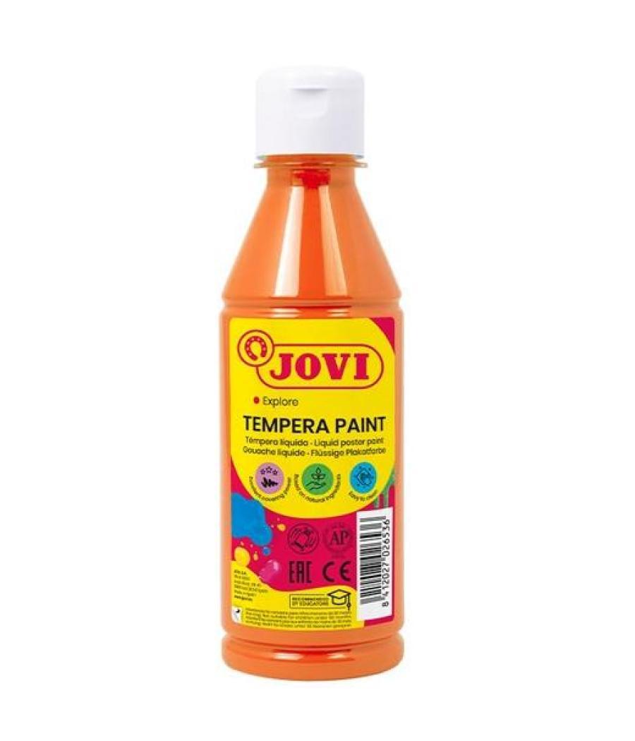 Jovi témpera líquida botella de 250ml naranja