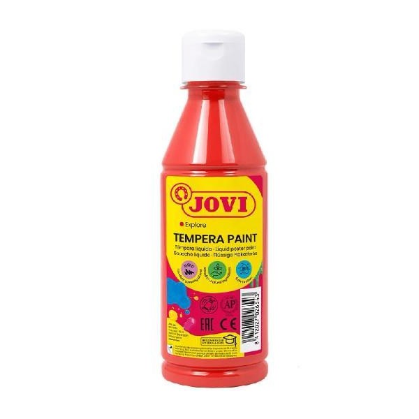 Jovi témpera líquida botella de 250ml bermellón