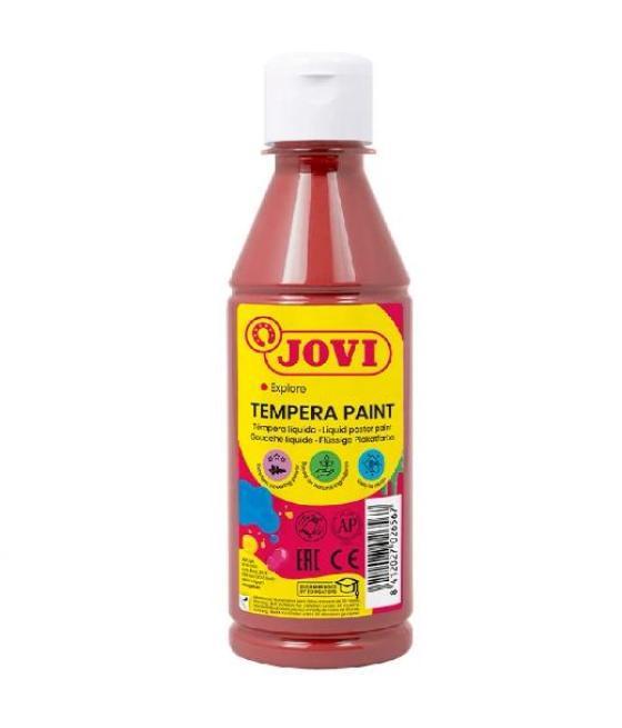 Jovi témpera líquida botella de 250ml marrón