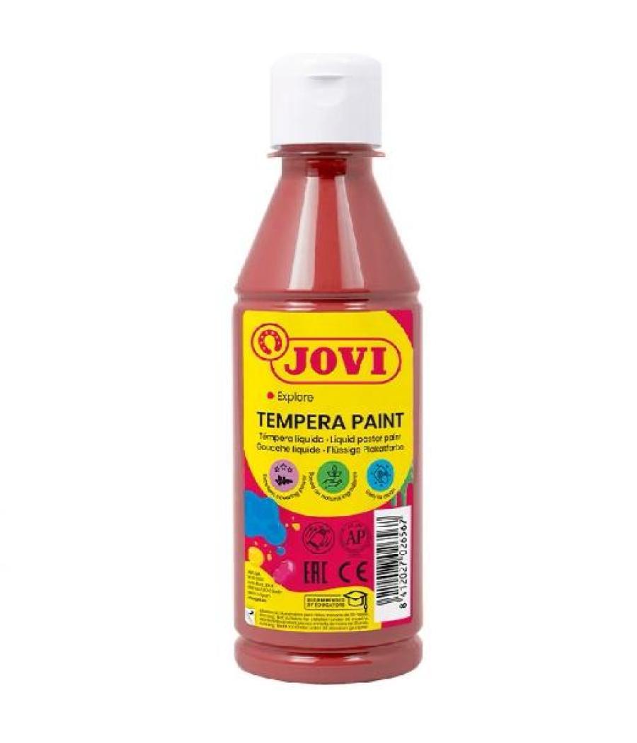 Jovi témpera líquida botella de 250ml marrón