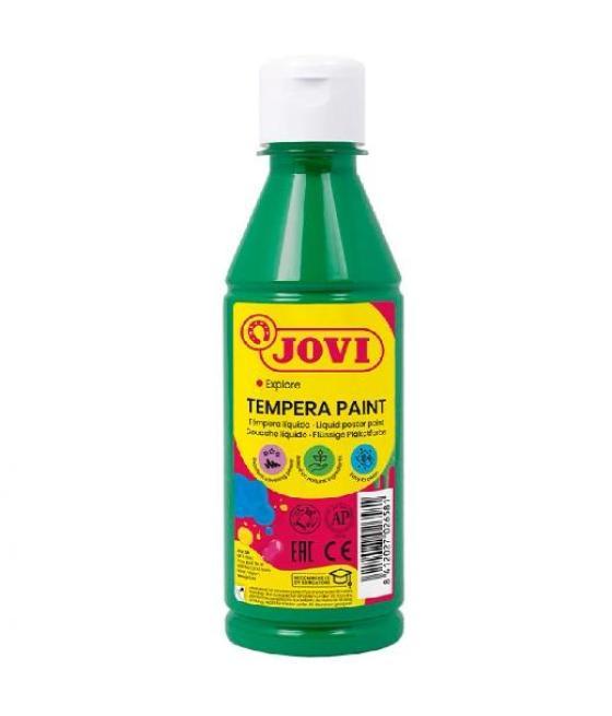 Jovi témpera líquida botella de 250ml verde oscuro