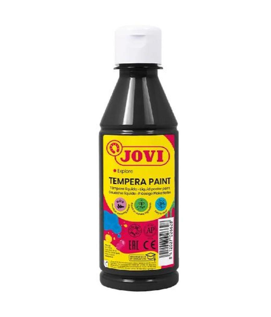Jovi témpera líquida botella de 250ml negro