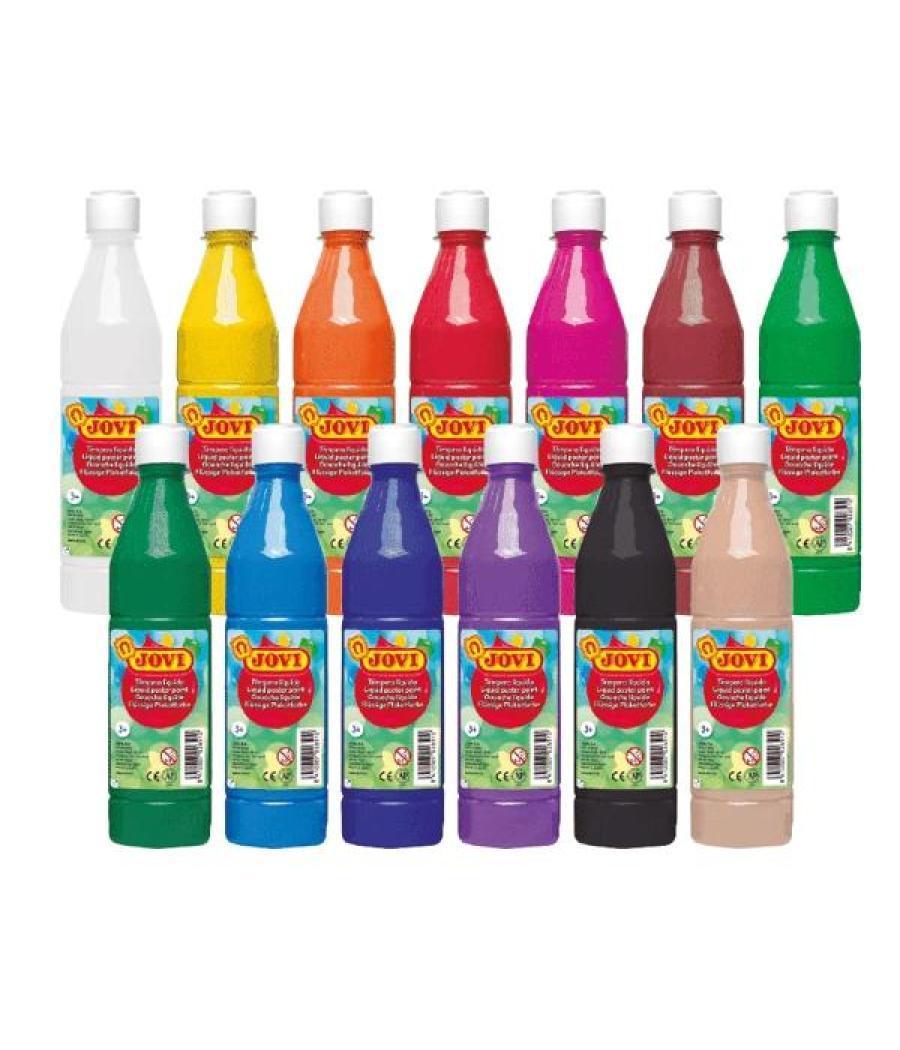 Jovi témpera líquida school botella de 500ml verde medio