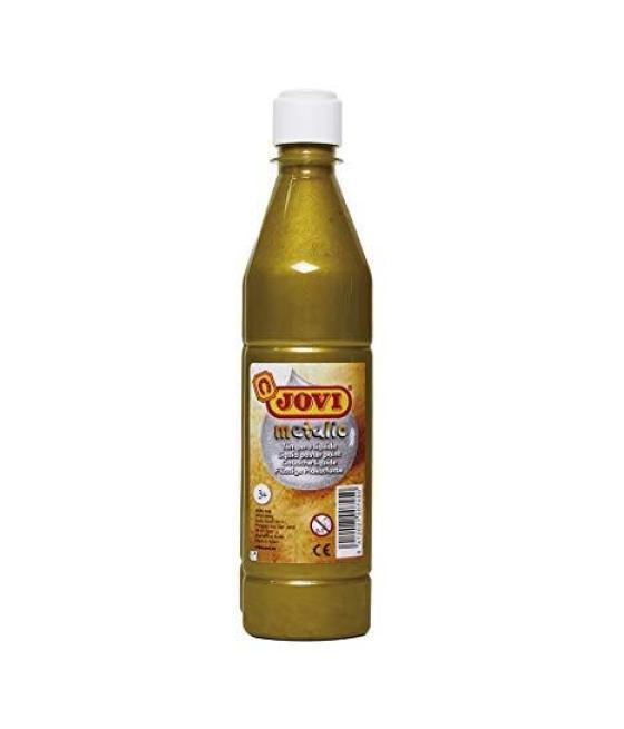 Jovi témpera líquida school metálic oro botella de 500ml