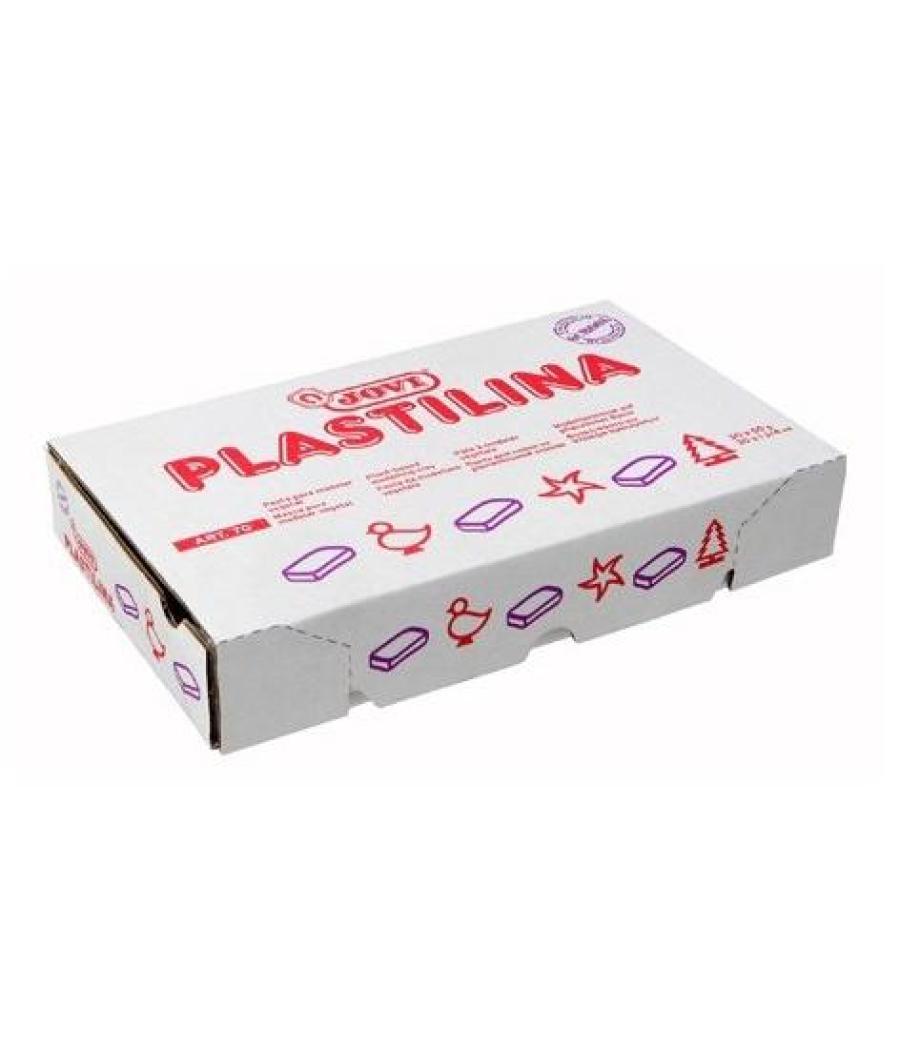 Jovi plastilina school caja 30 pastillas 50gr blanco