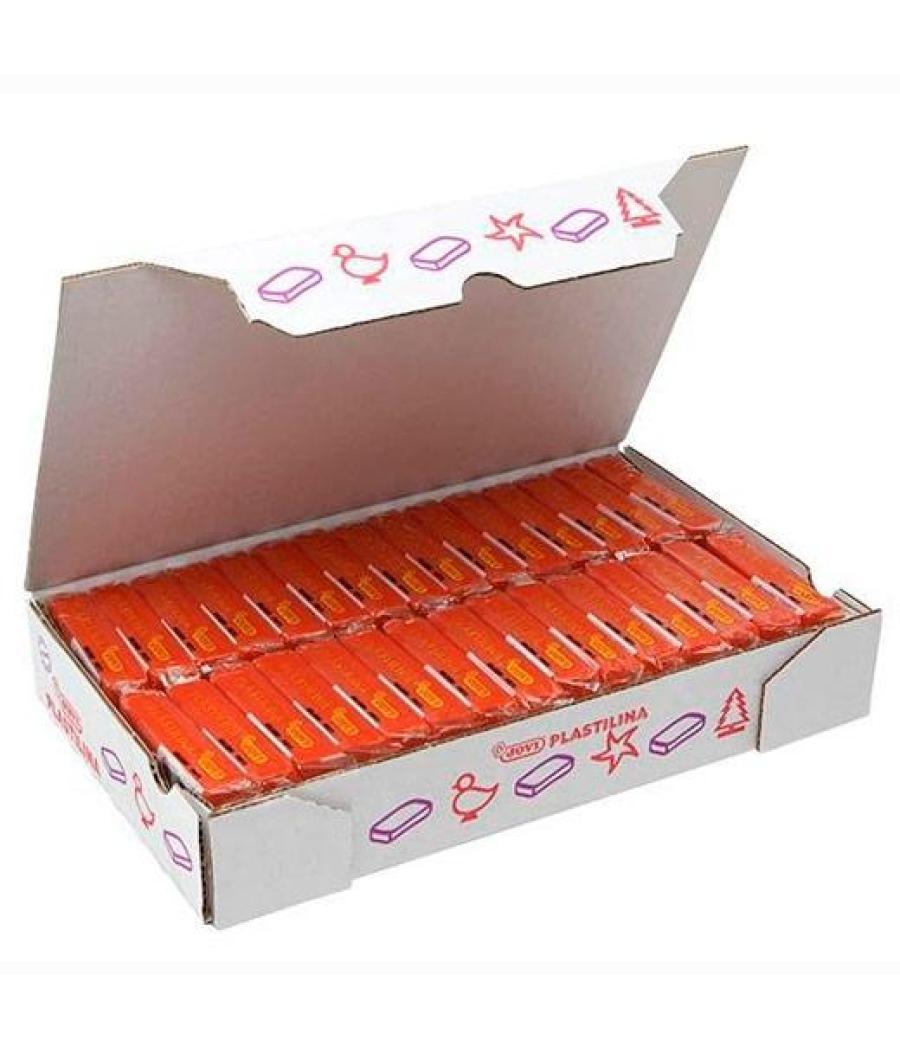 Jovi plastilina school caja 30 pastillas 50gr naranja