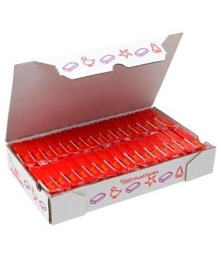 Jovi plastilina school caja 30 pastillas 50gr rojo