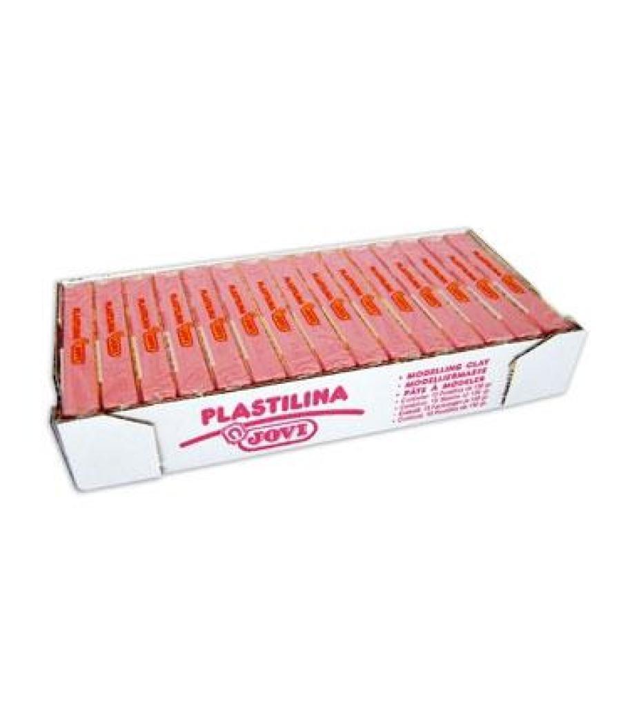 Jovi plastilina school caja 15 pastillas 150gr rosa