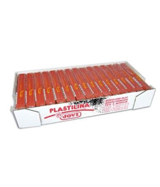 Jovi plastilina school caja 15 pastillas 150gr marrón