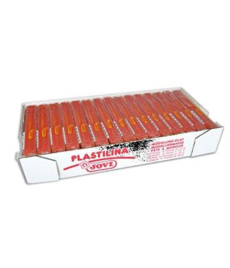 Jovi plastilina school caja 15 pastillas 150gr marrón