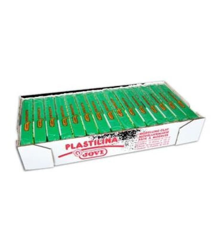 Jovi plastilina school caja 15 pastillas 150gr verde claro
