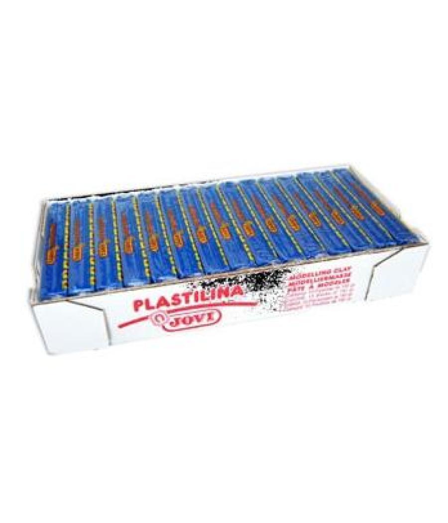 Jovi plastilina school caja 15 pastillas 150gr azul oscuro