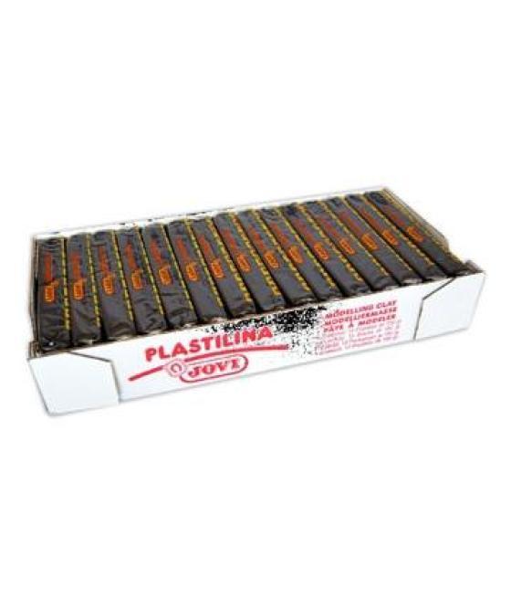 Jovi plastilina school caja 15 pastillas 150gr negro