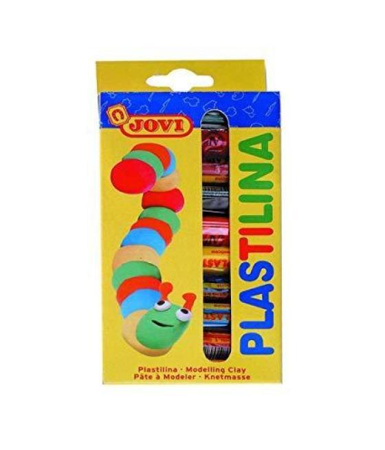 Jovi plastilina estuche 10 barras 15gr colores surtidos