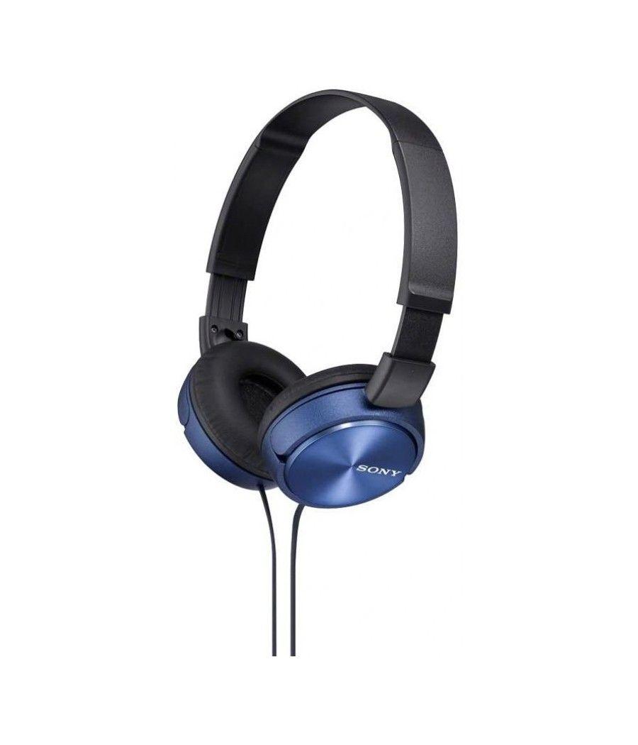 Auriculares sony mdrzx310apl/ con micrófono/ jack 3.5/ azules - Imagen 2