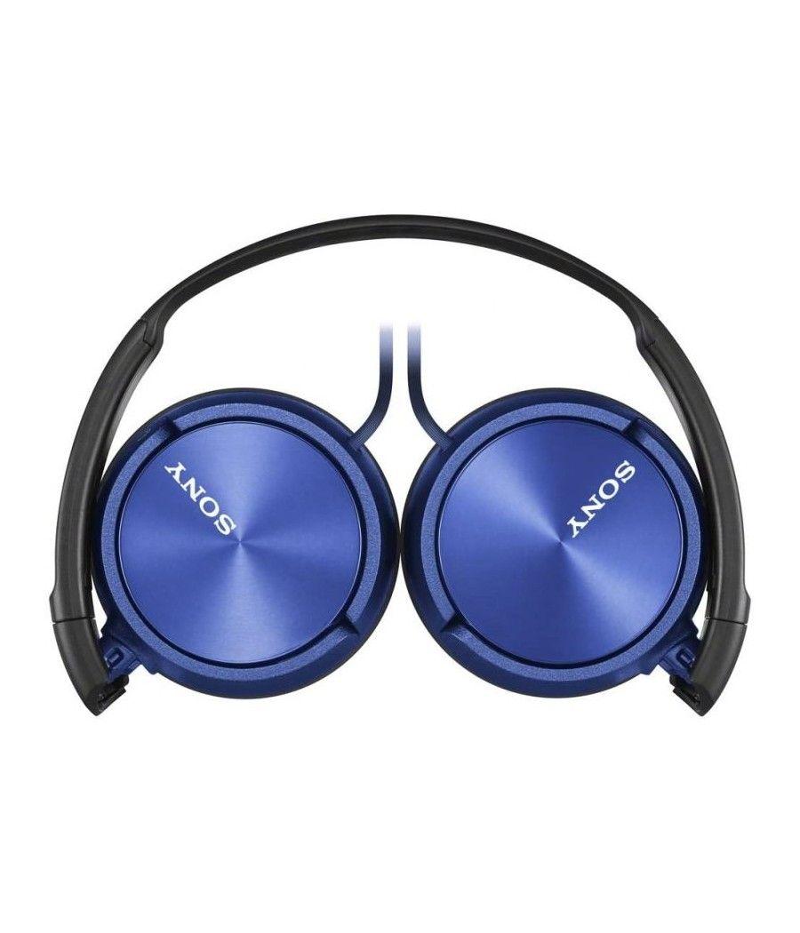 Auriculares sony mdrzx310apl/ con micrófono/ jack 3.5/ azules - Imagen 3