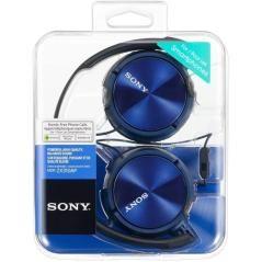 Auriculares sony mdrzx310apl/ con micrófono/ jack 3.5/ azules - Imagen 4