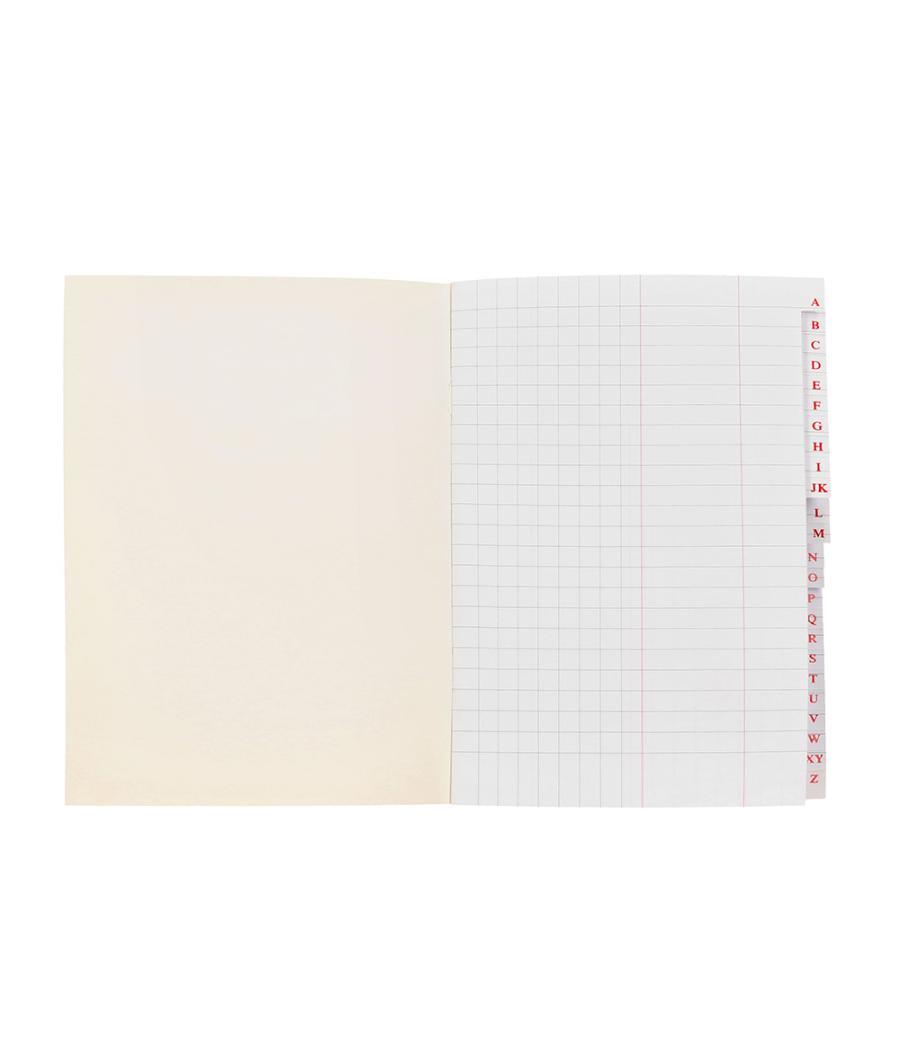 Indice liderpapel tapa cartóncillo cuarto 24 hojas 70g/m2 colores surtidos