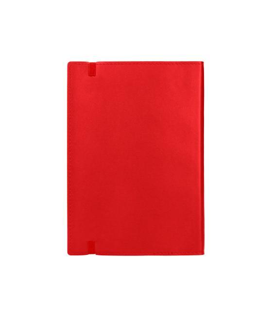 Libreta indice liderpapel similpiel a7 120 hojas 70g/m2 color rojo