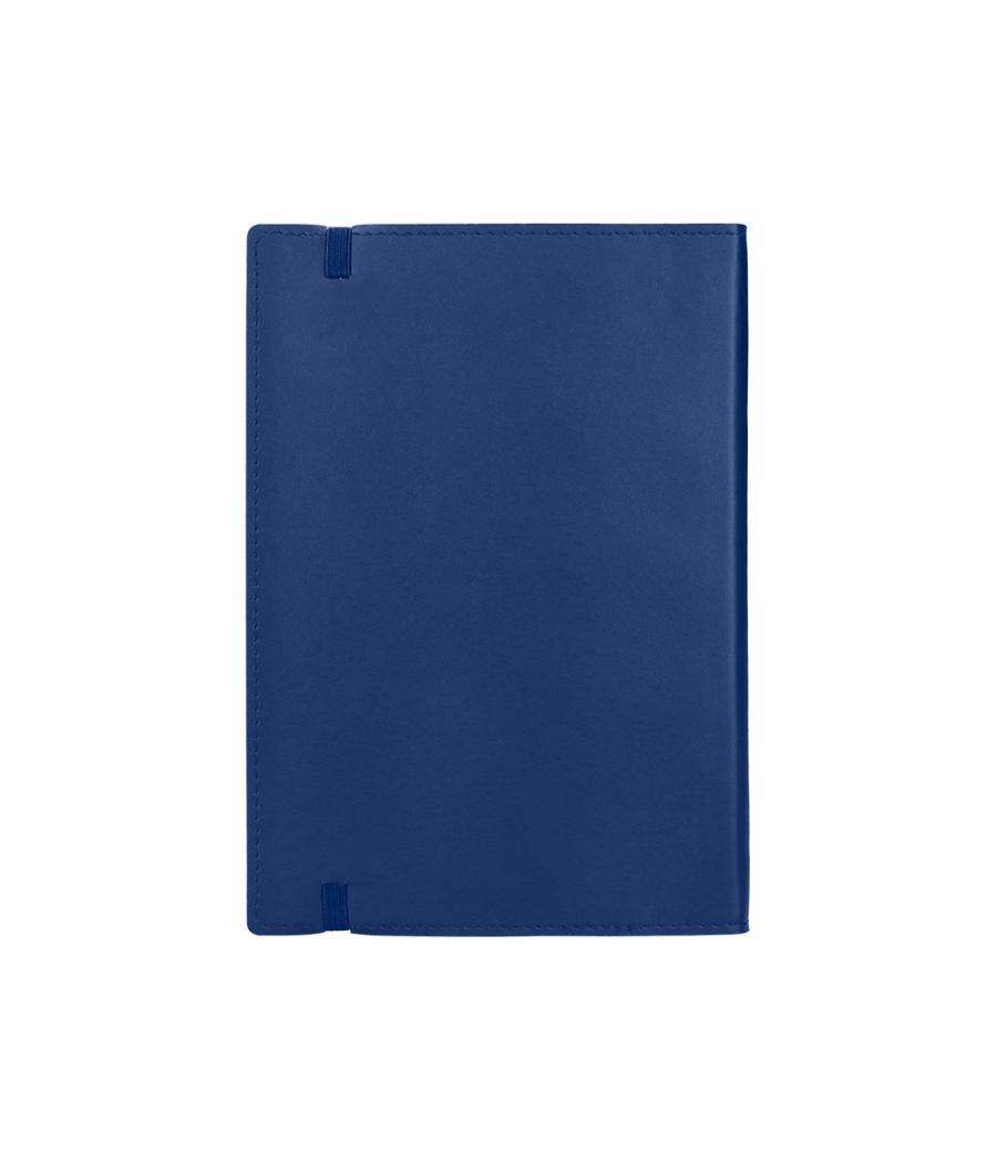 Libreta indice liderpapel similpiel a6 120 hojas 70g/m2 color azul