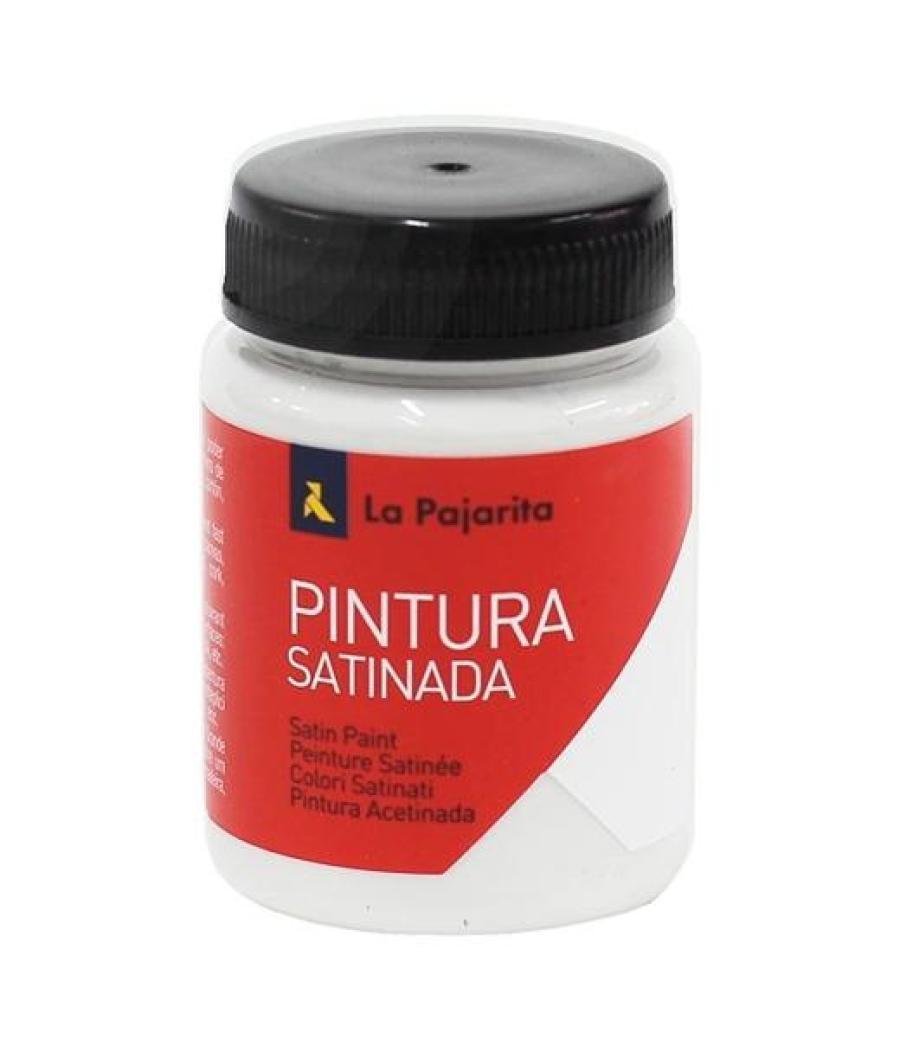 La pajarita témpera escolar bote de 35ml satinada blanco l-21