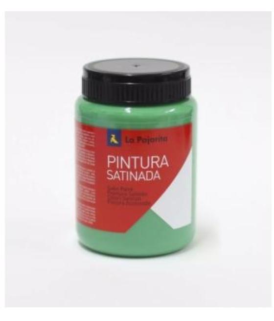 La pajarita témpera escolar bote de 35ml satinada verde vivo l-17