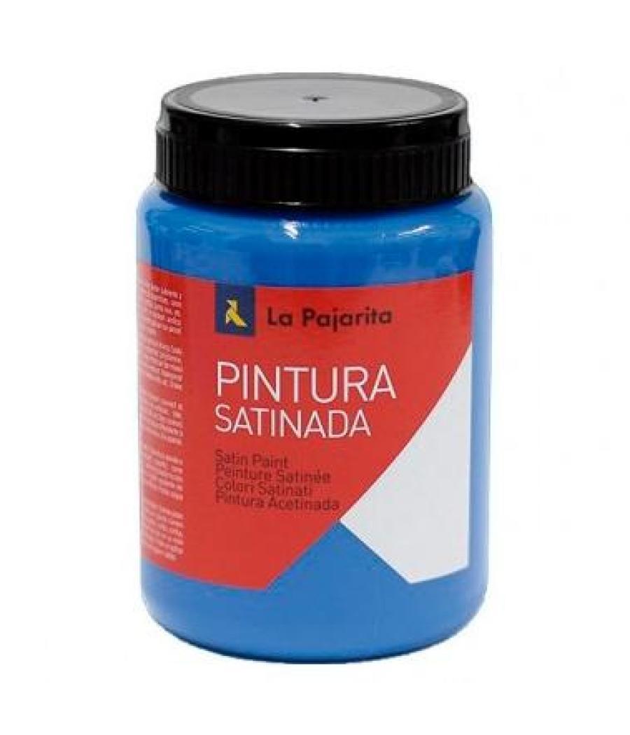 La pajarita témpera escolar bote de 375ml satinada cyan l-26