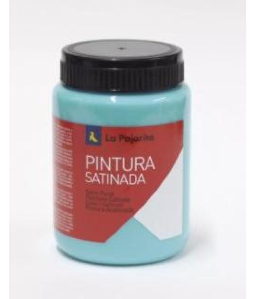 La pajarita témpera escolar bote de 35ml satinada azul turquesa l-35