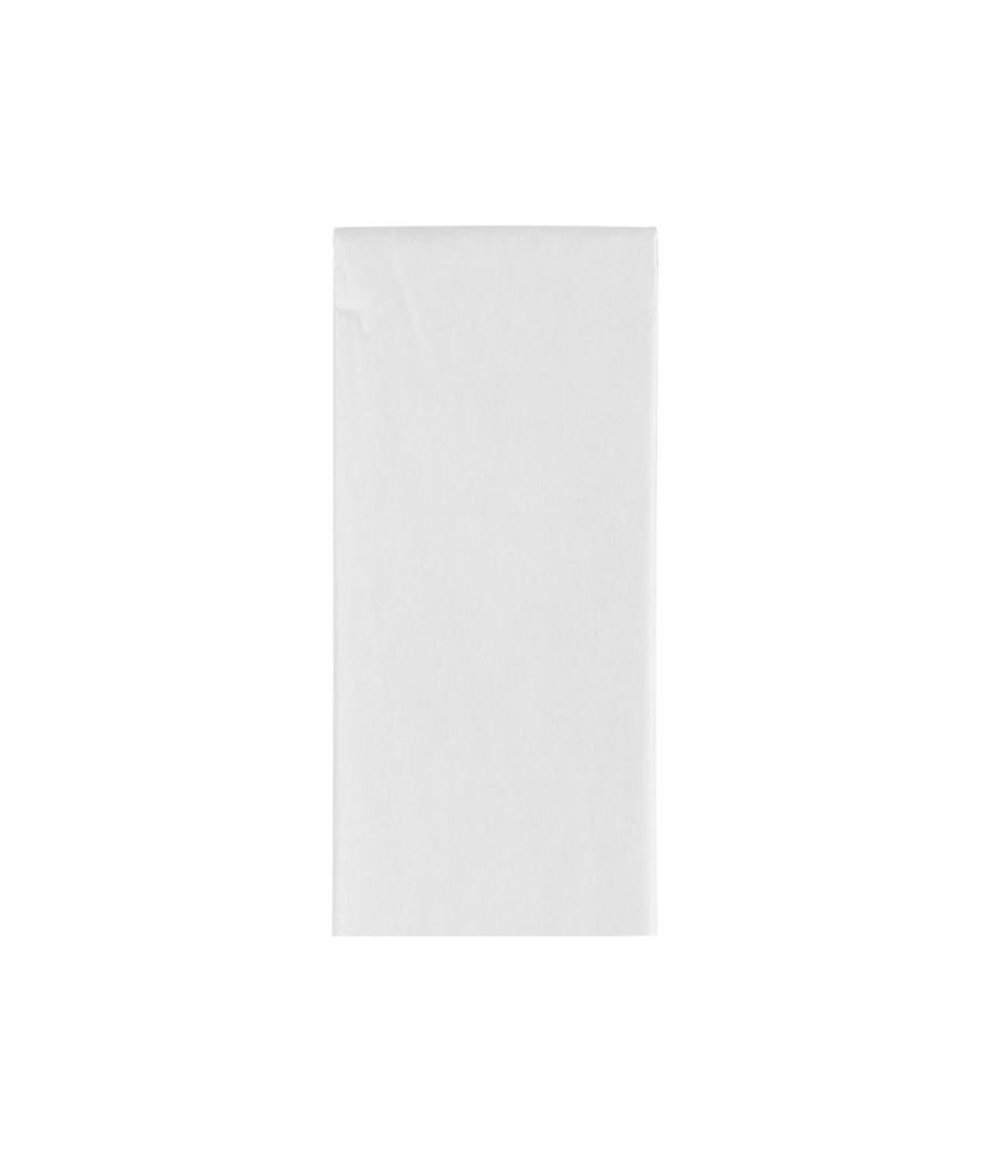 Papel seda liderpapel 52x76cm 18g/m2 bolsa de 5 hojas blanco