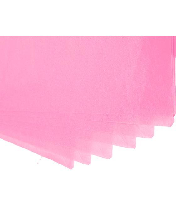 Papel seda liderpapel 52x76cm 18g/m2 bolsa de 5 hojas rosa