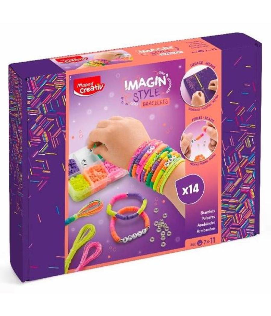 Maped set creativo imagin style pulseras neon +7 años