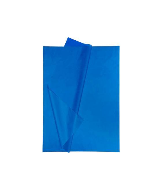 Papel seda liderpapel 52x76cm 18g/m2 bolsa de 5 hojas azul