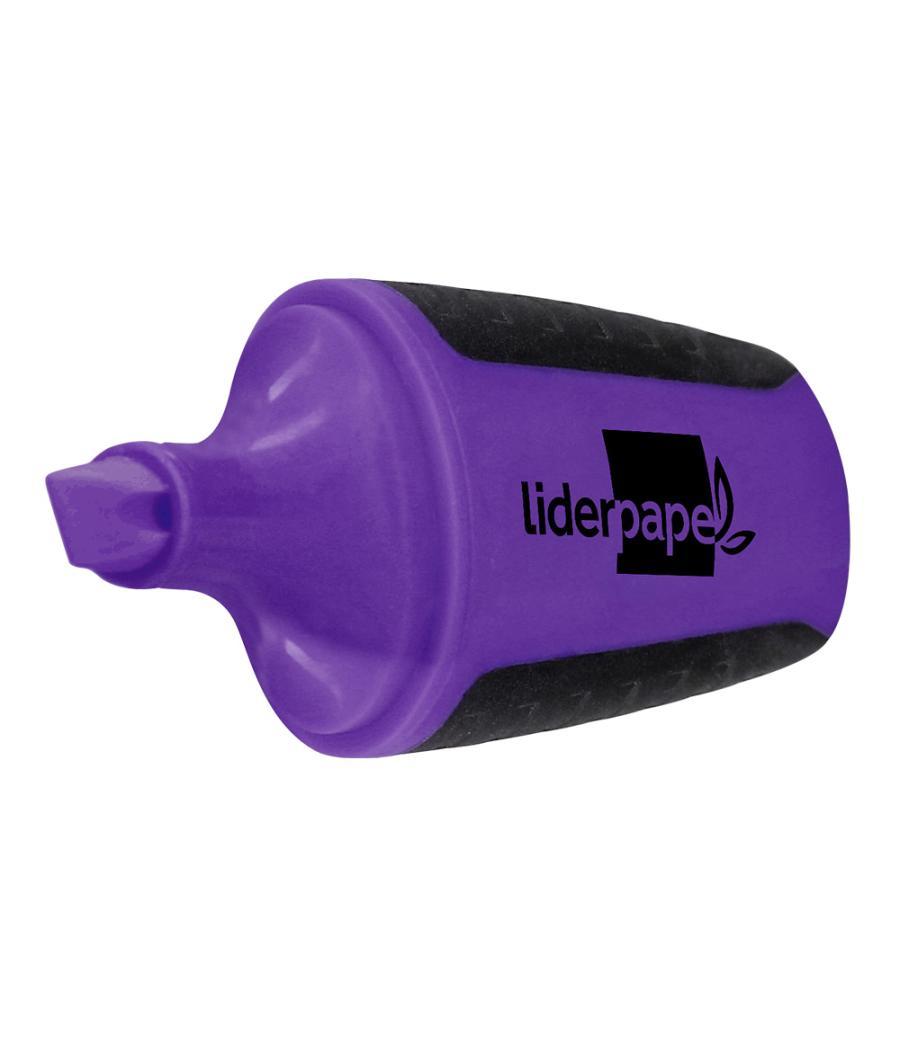 Rotulador liderpapel mini fluorescente violeta